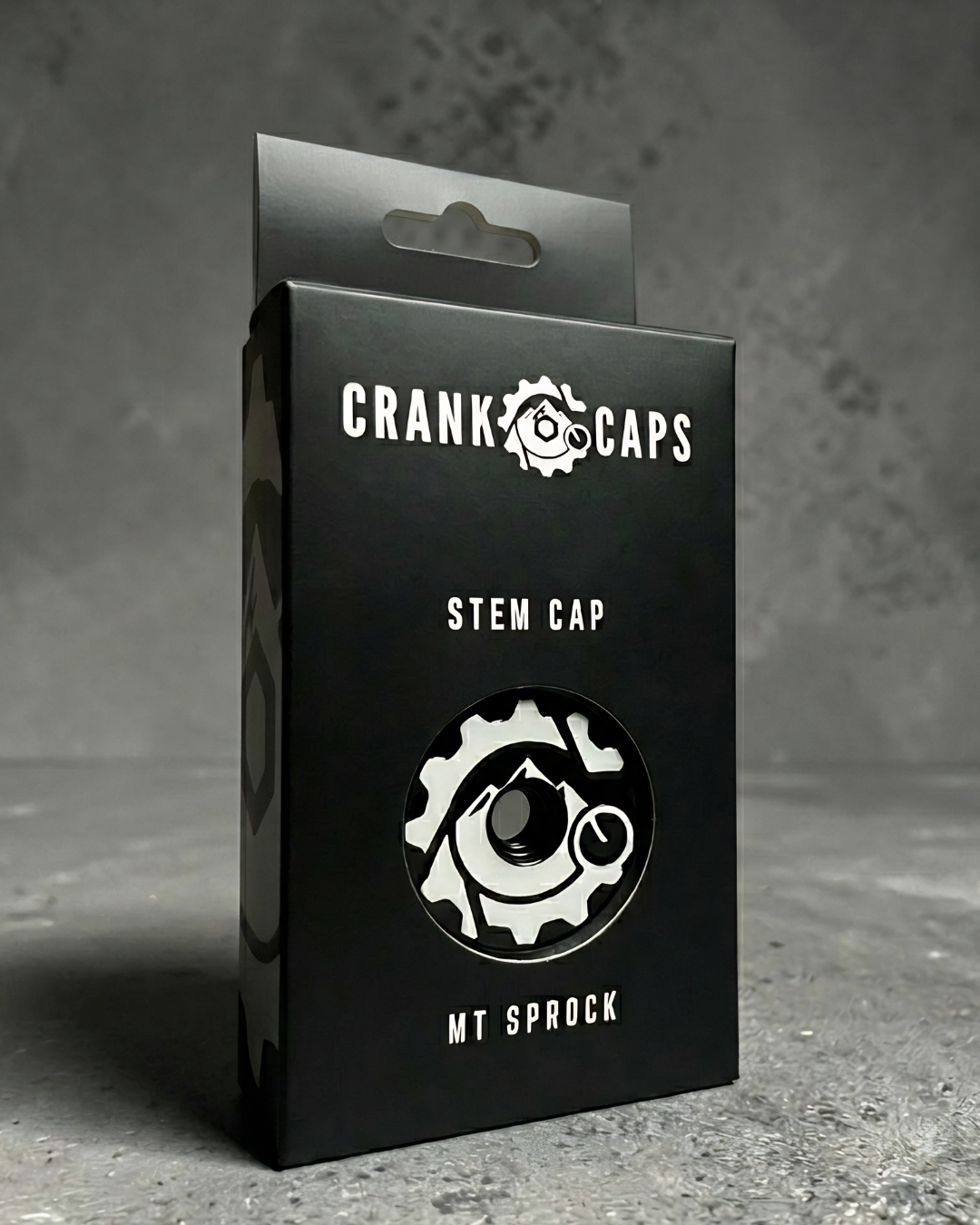 Crank Caps Mt Sprock stem cap retail packaging box