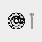 Crank Caps Mt Sprock stem cap with stainless steel black M6 bolt included