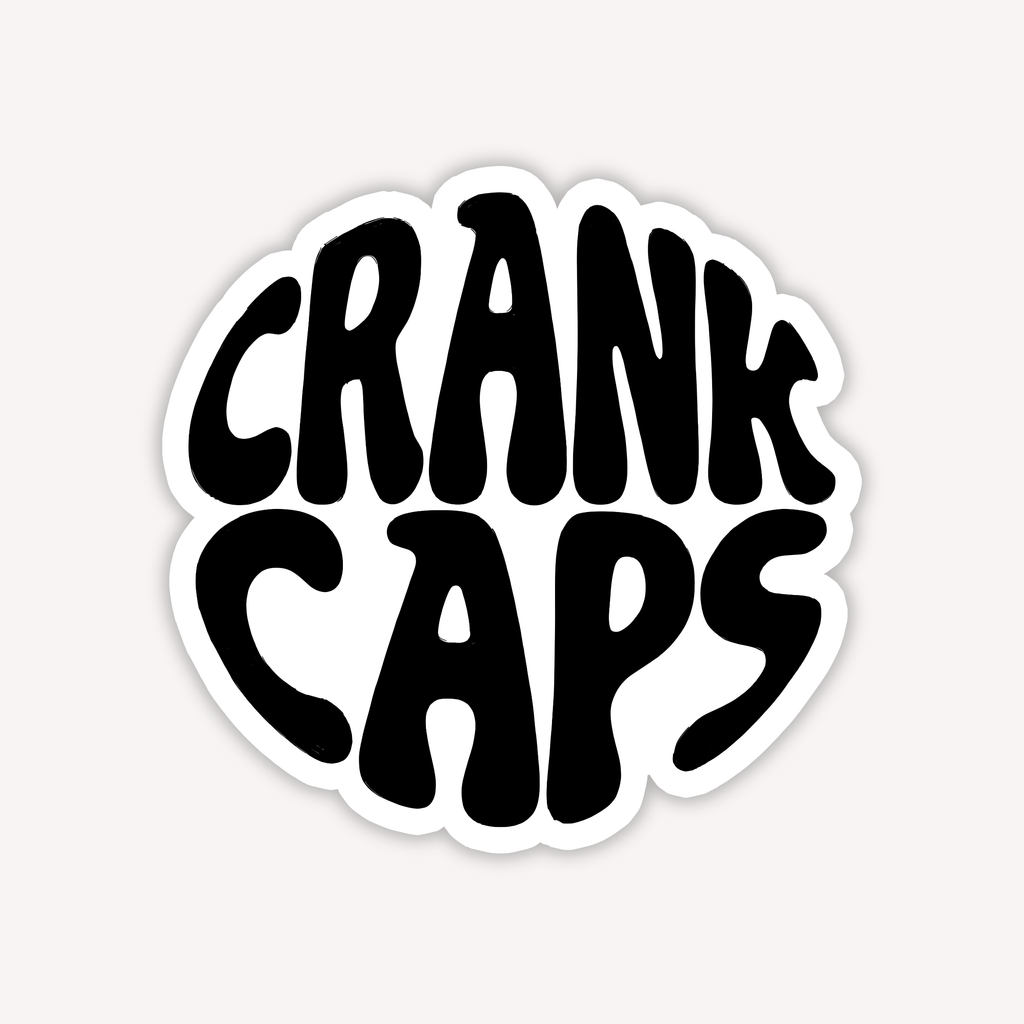 Groove MTB Sticker by CrankCaps on a white background