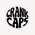 Groove MTB Sticker by CrankCaps on a white background