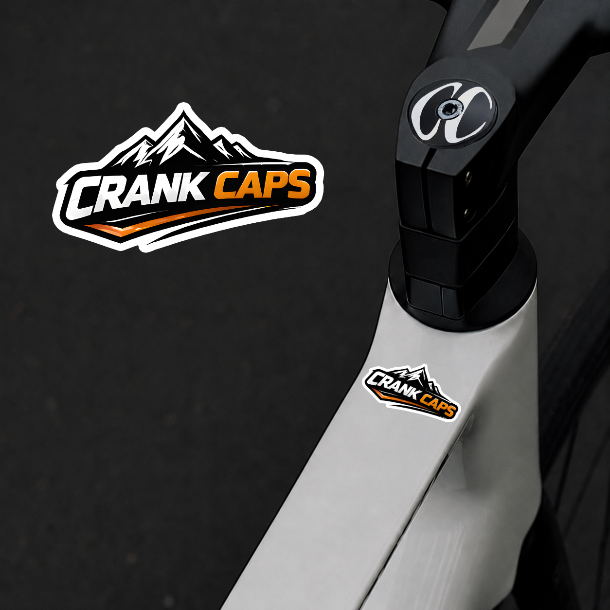 Summit MTB Sticker On A Bike